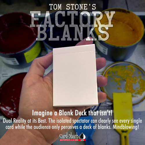 (image for) Factory Blanks - by Tom Stone - Card-Shark Magic